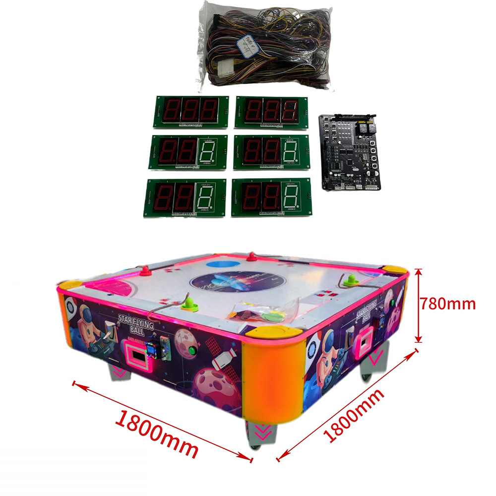 Skee Ball Arcade - Lastest 4 Players Airhocky Kit Arcade