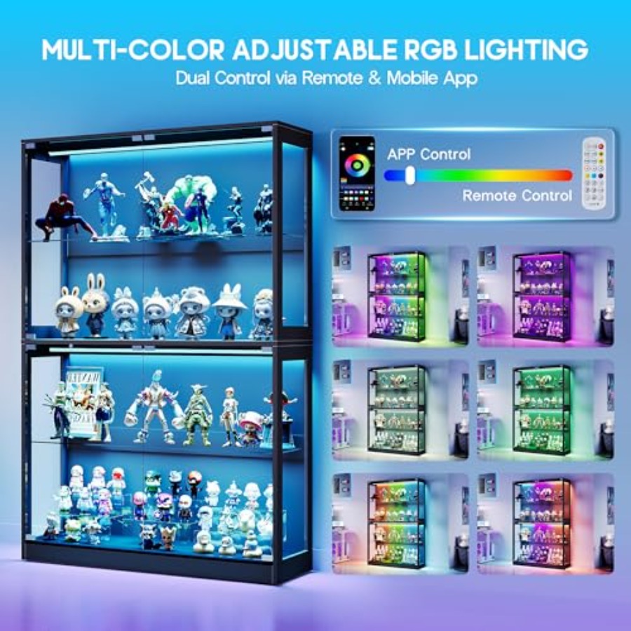 45-Inch RGB Display Cabinet wi - Glass Cabinet Display review and price