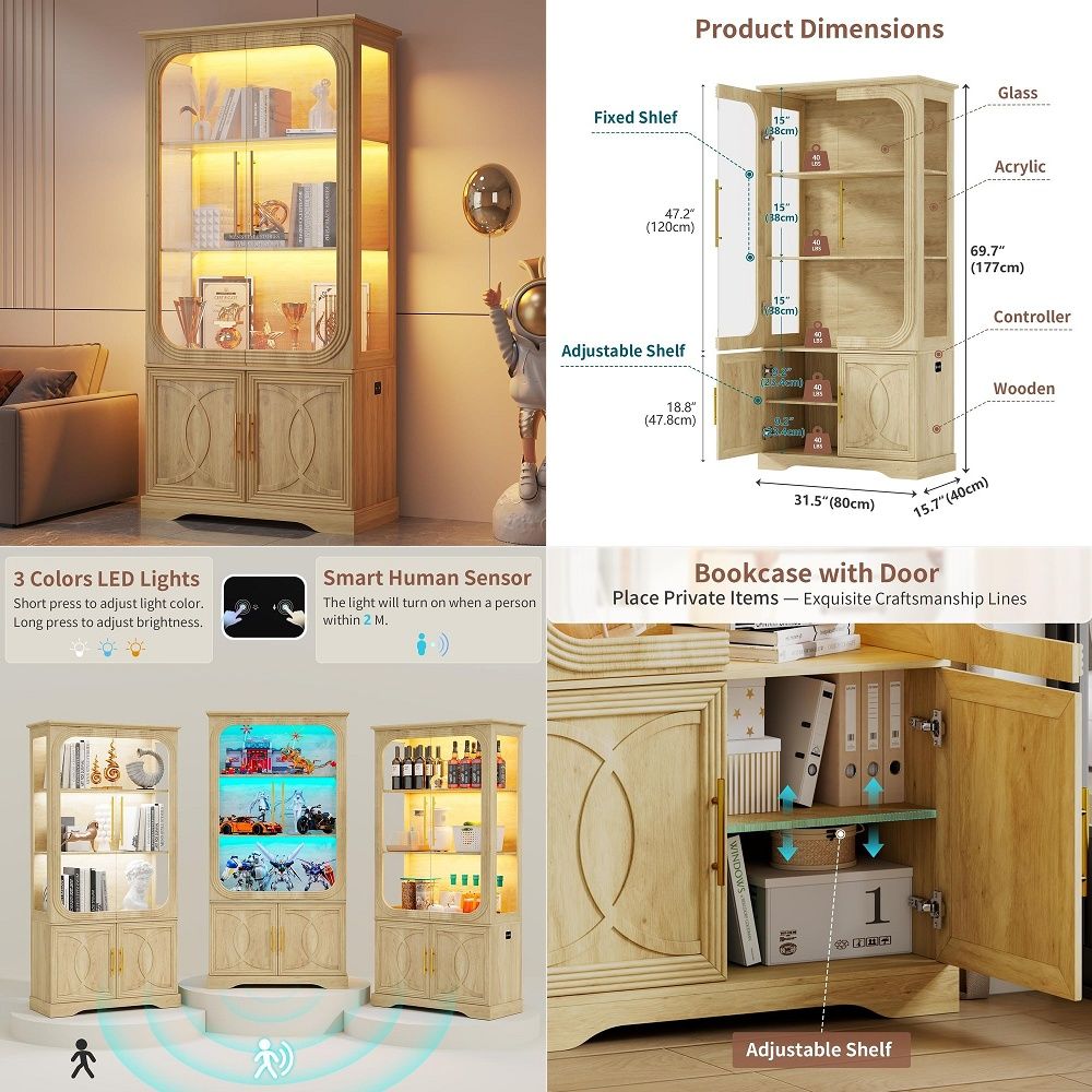 Display Cabinet with Glass Doo - Glass Cabinet Display review and price