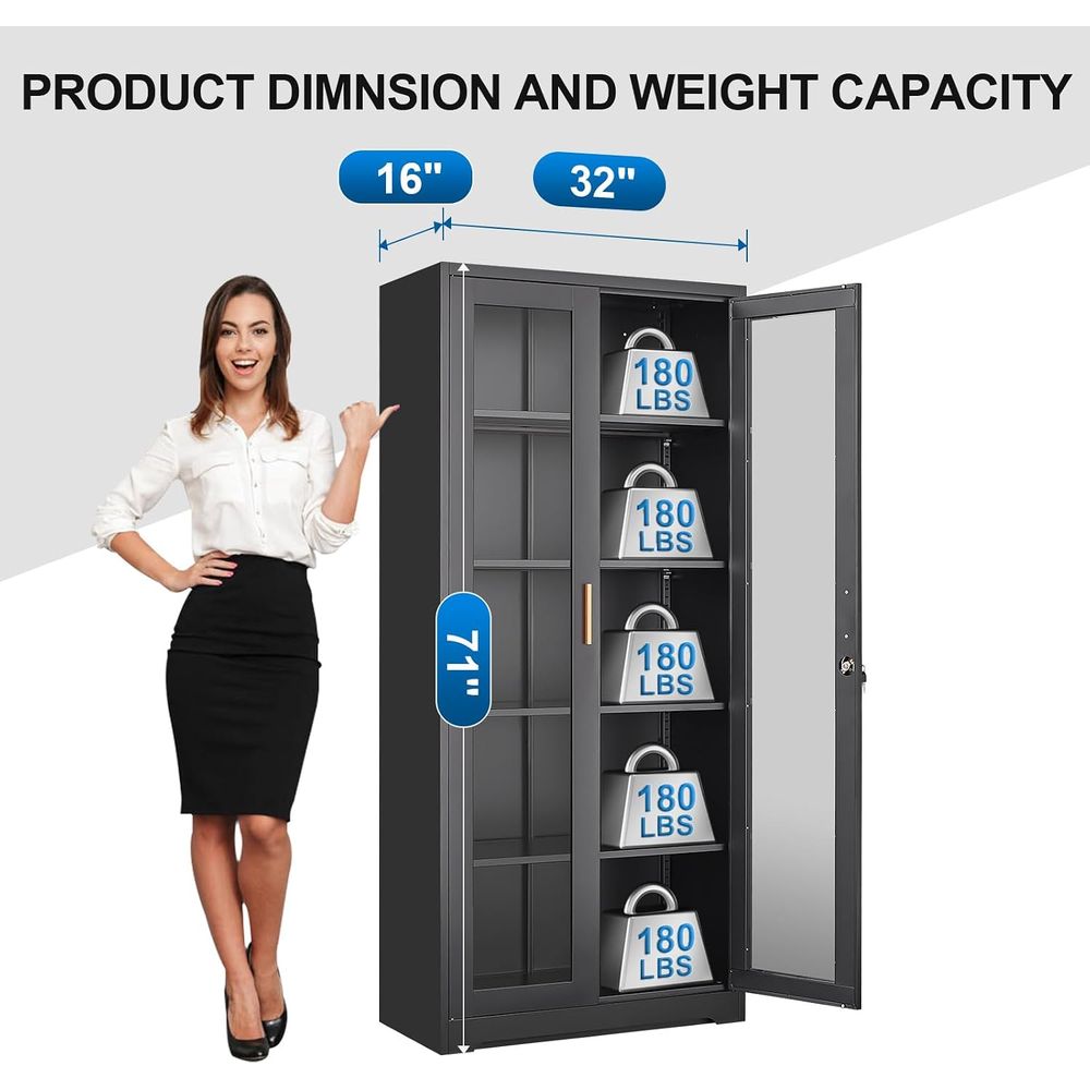 Glass Display Cabinet with Loc - Glass Cabinet Display review and price