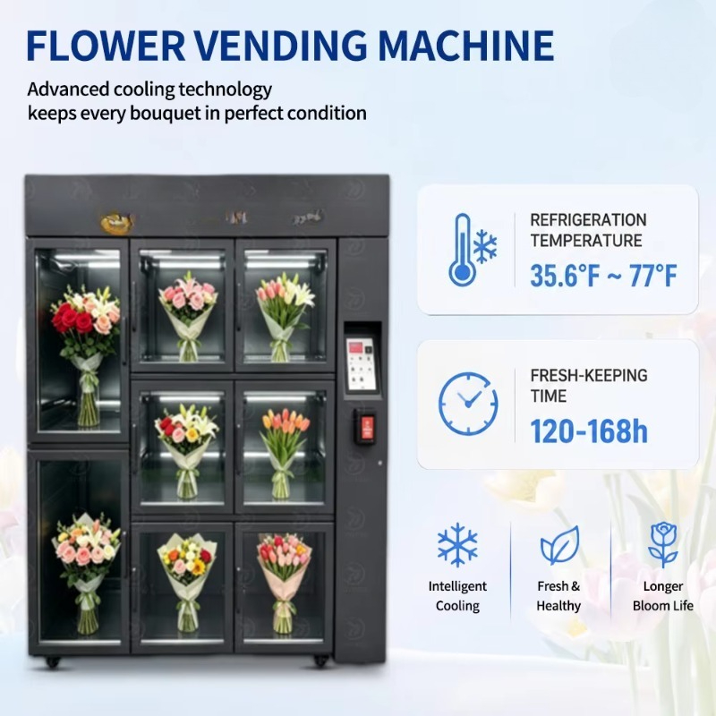 Flower Vending Machine Credit  - Bill Acceptor Vending review and price