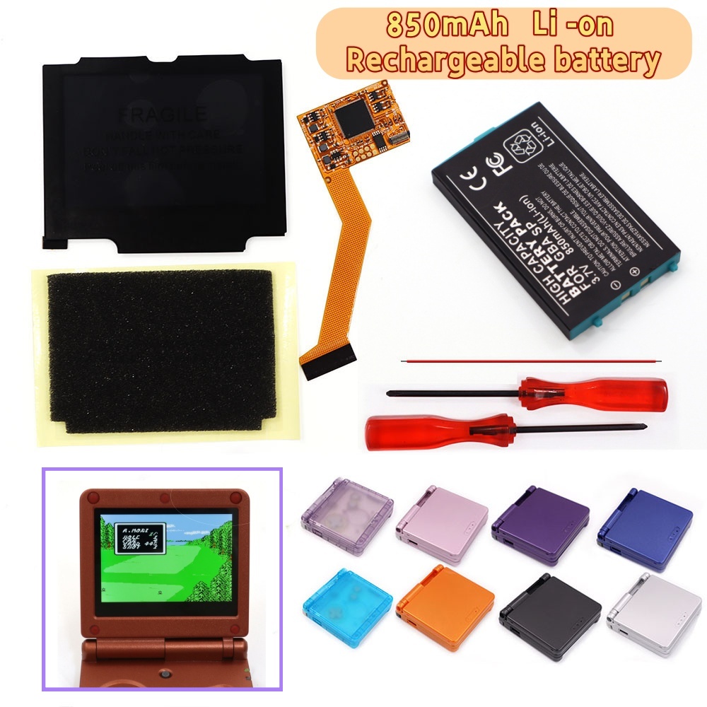For GBA SP 3.7V Battery Pack V - Lcd Screen Arcade review and price