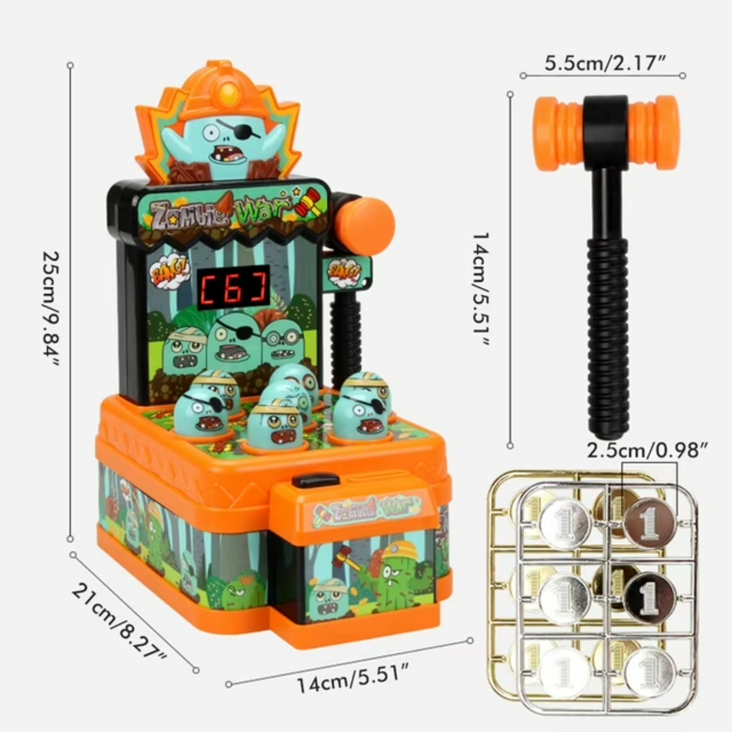 Zombies Whack Game Toys for Ki - Skee Ball Arcade review and price