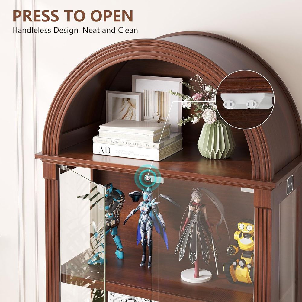 Curio Cabinet with Glass Do& L - Glass Cabinet Display review and price