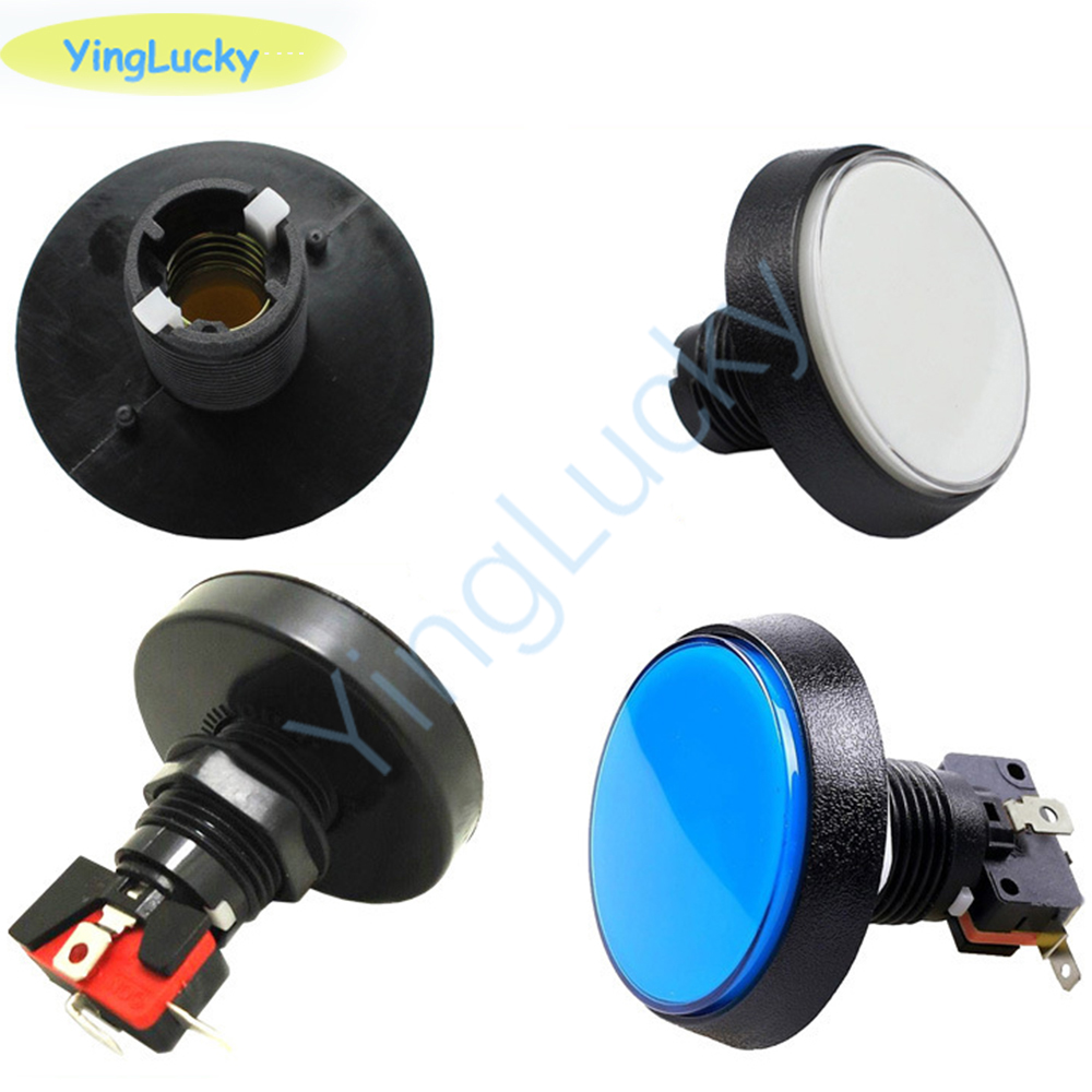 10pcs Arcade Button 60MM  LED  - Coin Acceptor Selector review and price