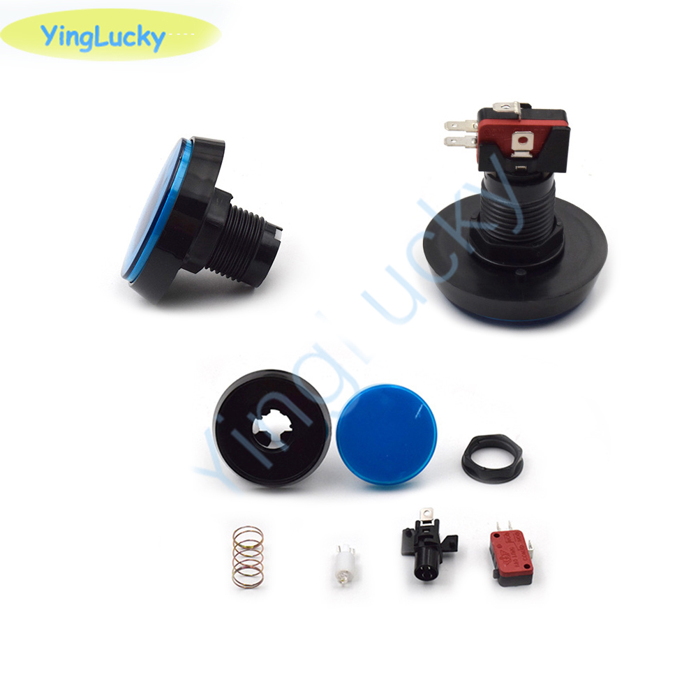 10pcs Arcade Button 60MM  LED  - Coin Acceptor Selector review and price