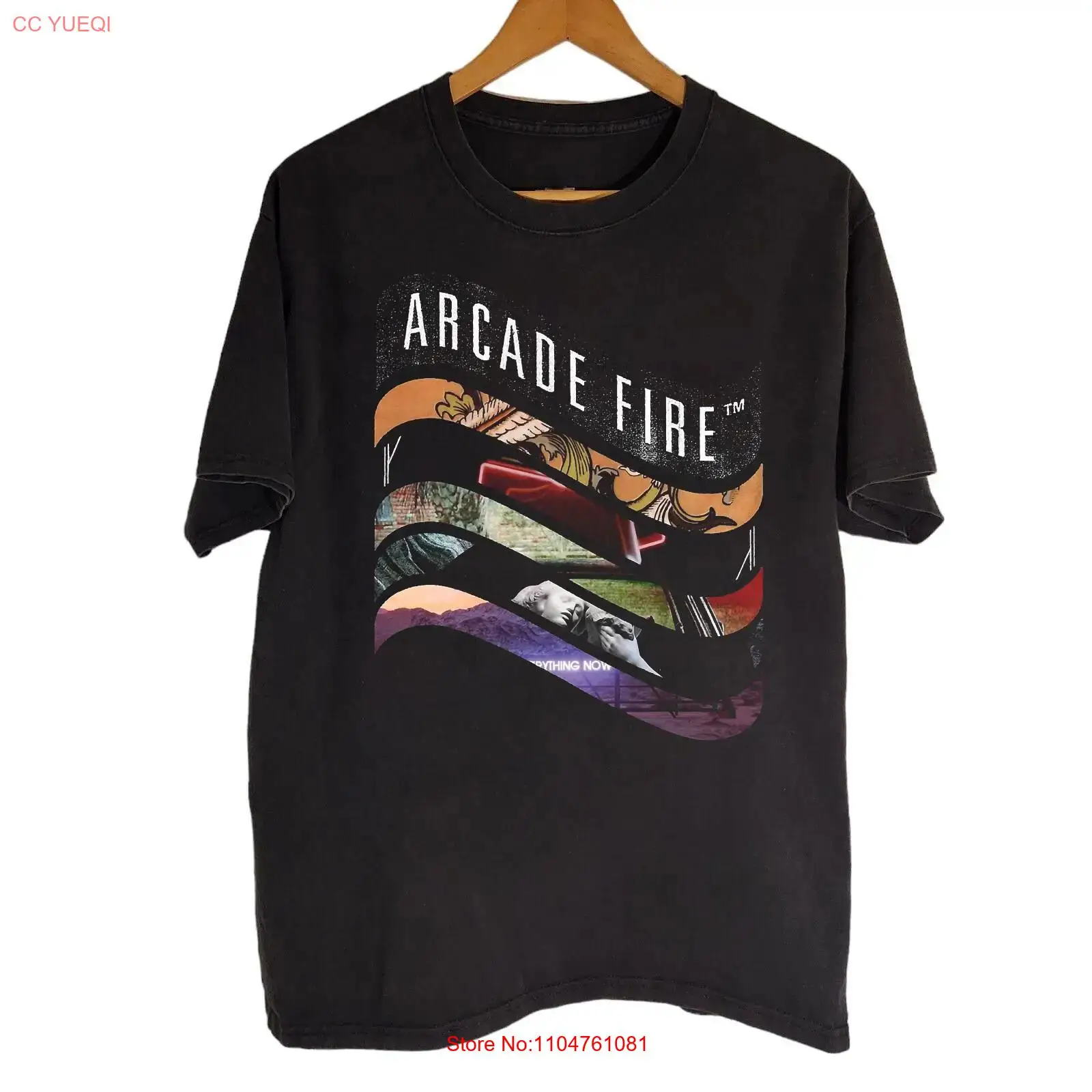 RARE Arcade Fire Black Cotton  - Arcade No review and price