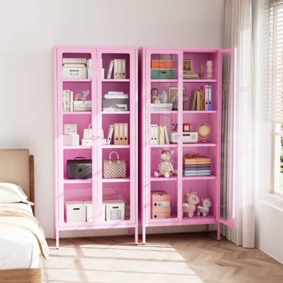 5-Tier Glass Display Cabinet f - Glass Cabinet Display review and price