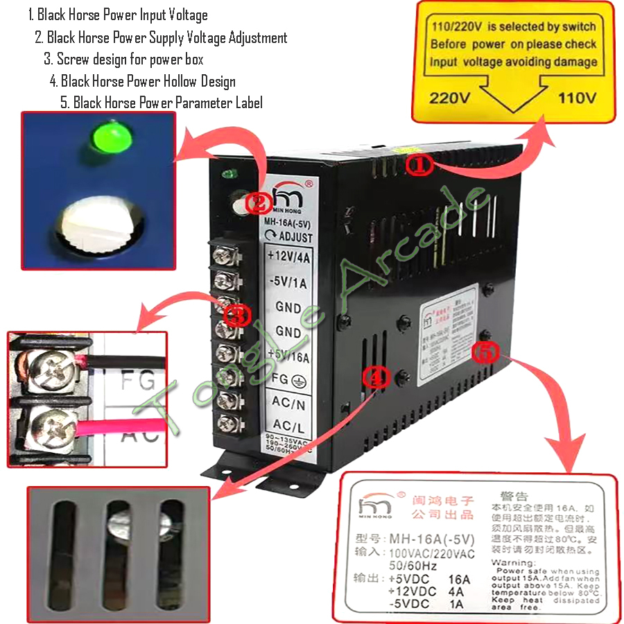 Arcade Jamma Parts MH-16A(-5V) - Coin Acceptor Selector review and price