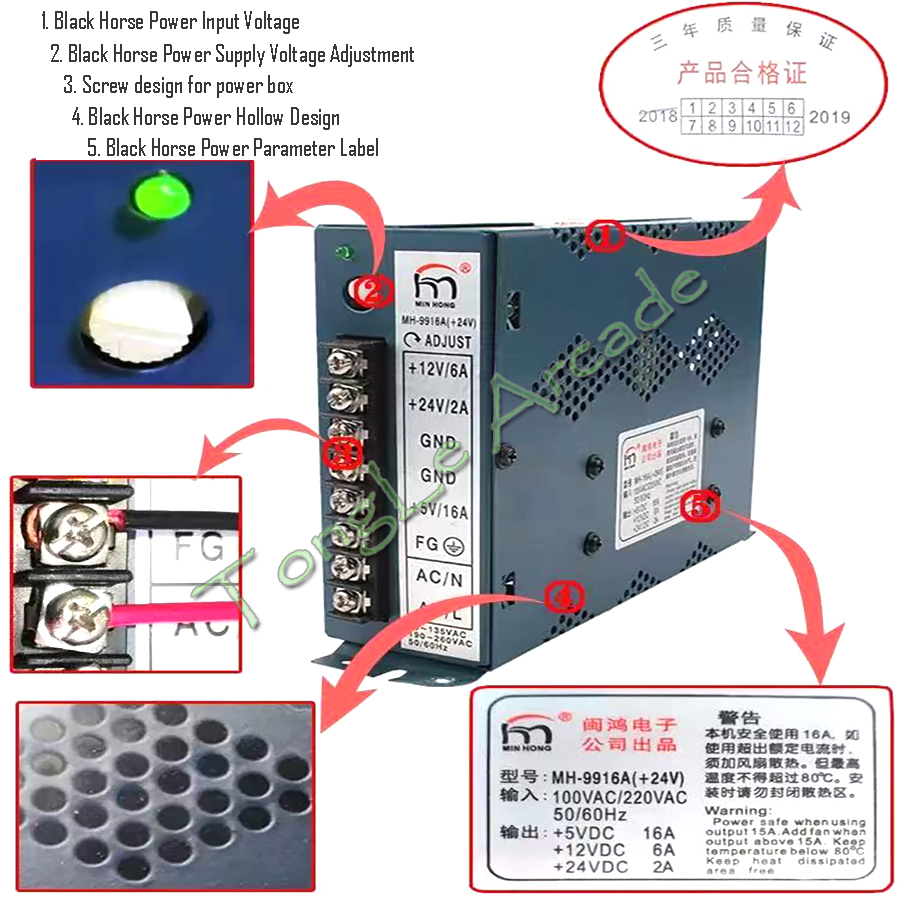 Arcade Jamma Parts MH-16A(-5V) - Coin Acceptor Selector review and price